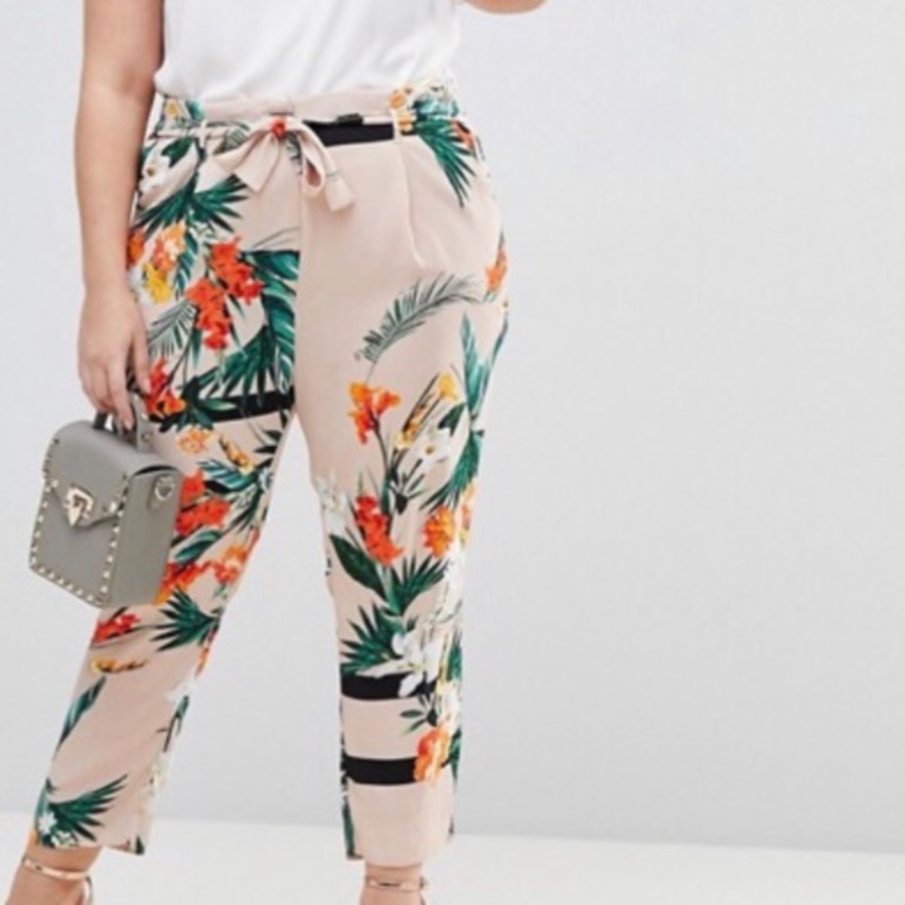 River Island Tropic Print Pants